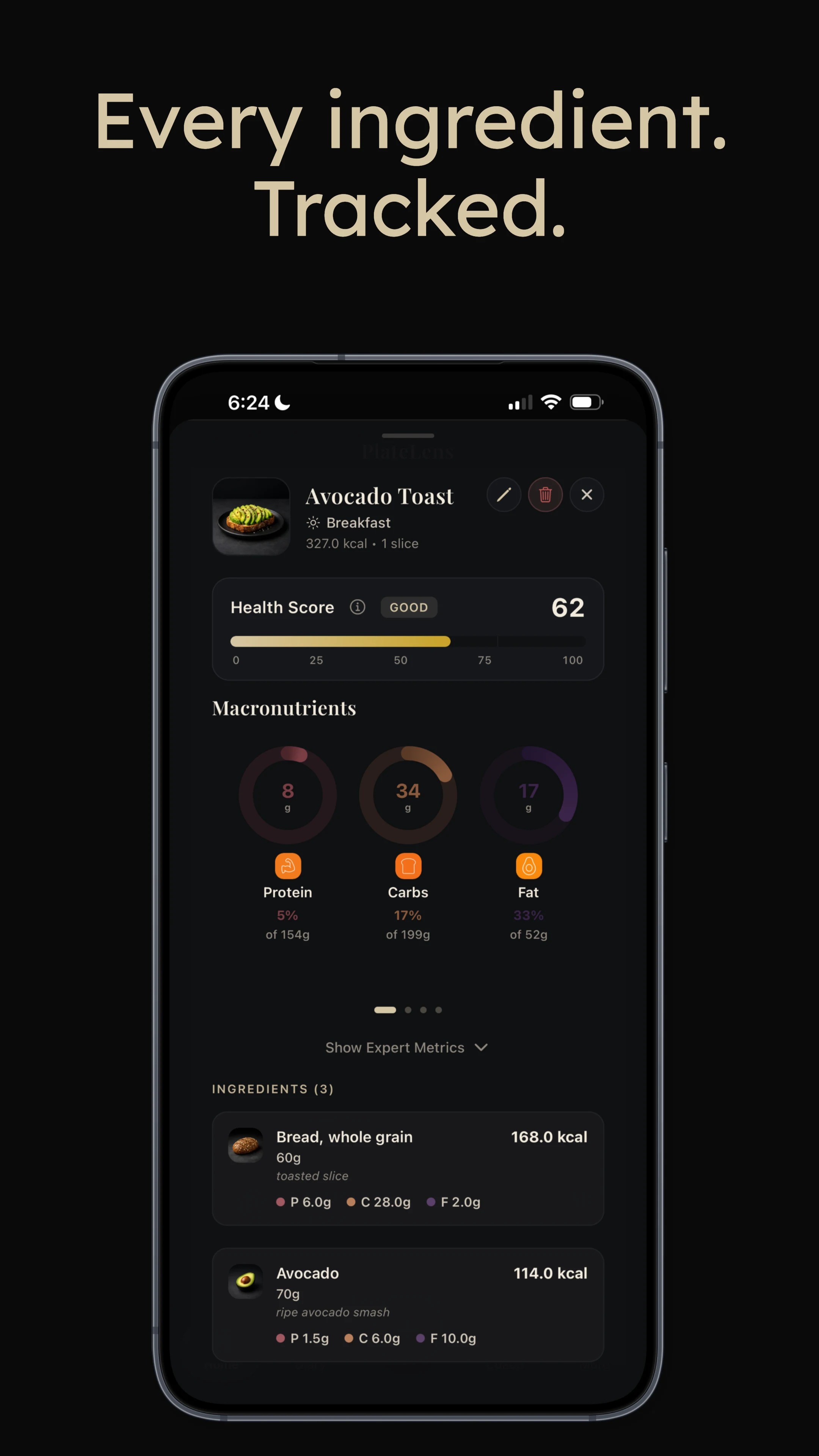 PlateLens: AI Nutrition Coach screenshot