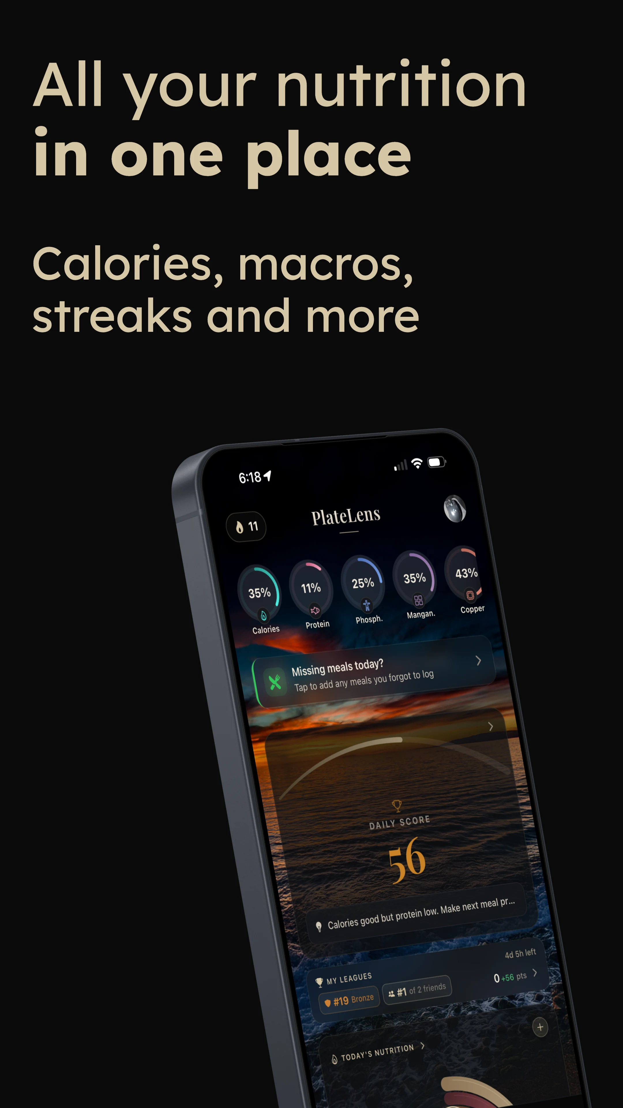 PlateLens: AI Nutrition Coach screenshot